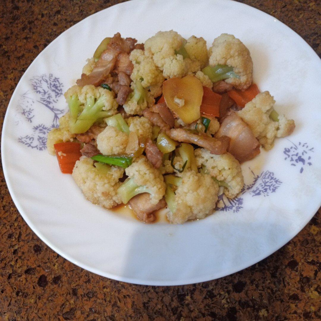 和饭店一个味道的干锅花菜