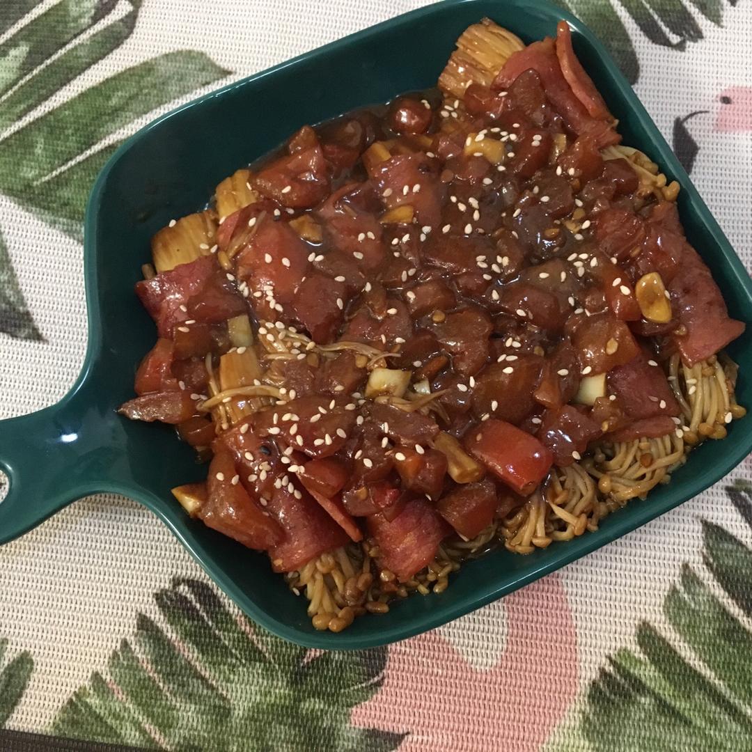 金针菇培根卷