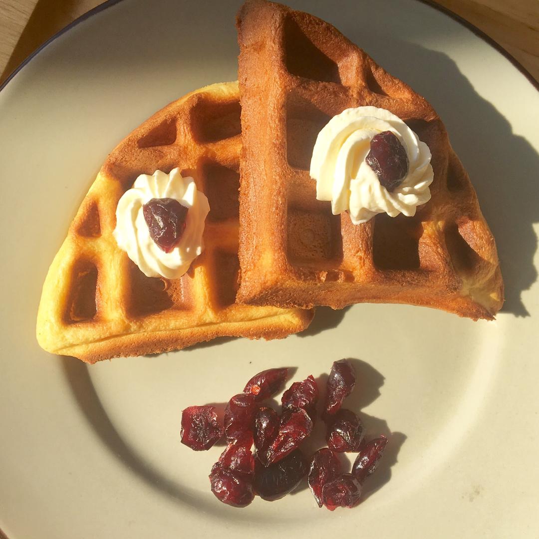 超快手无泡打粉版华夫饼