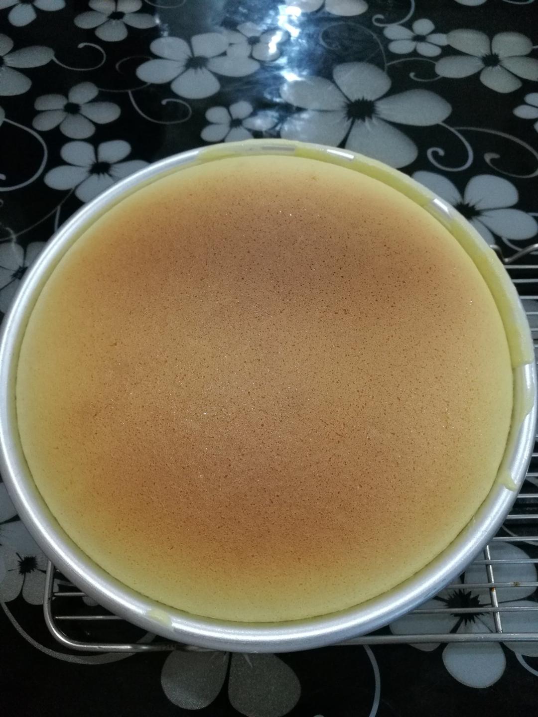 6寸原味戚风蛋糕