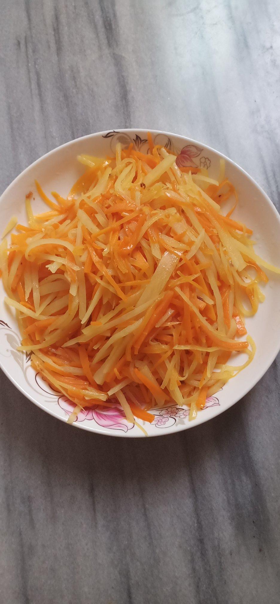 晓珊_gxsv做的炒胡萝卜土豆丝