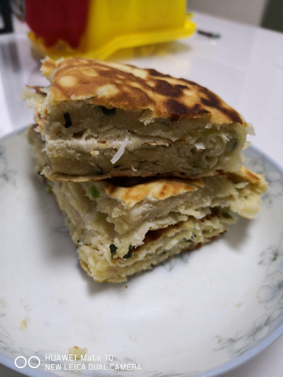 发面葱油饼