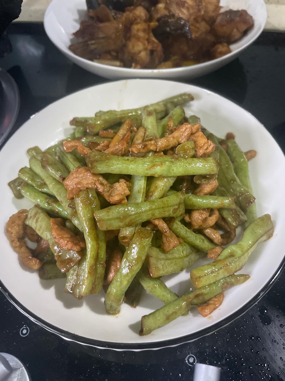 豆角炒肉丝