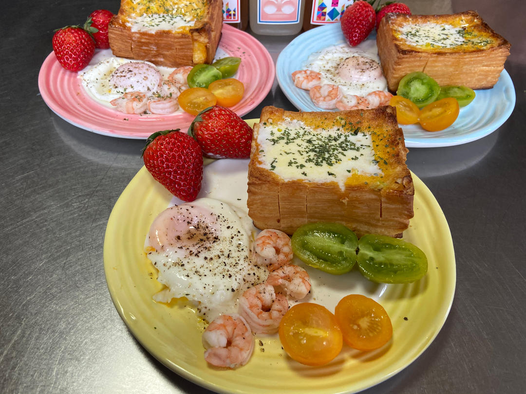 做法拿去！让我连吃7天的蒜香芝士吐司早餐！