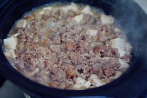 叉烧肉沫豆腐煲的做法 步骤16
