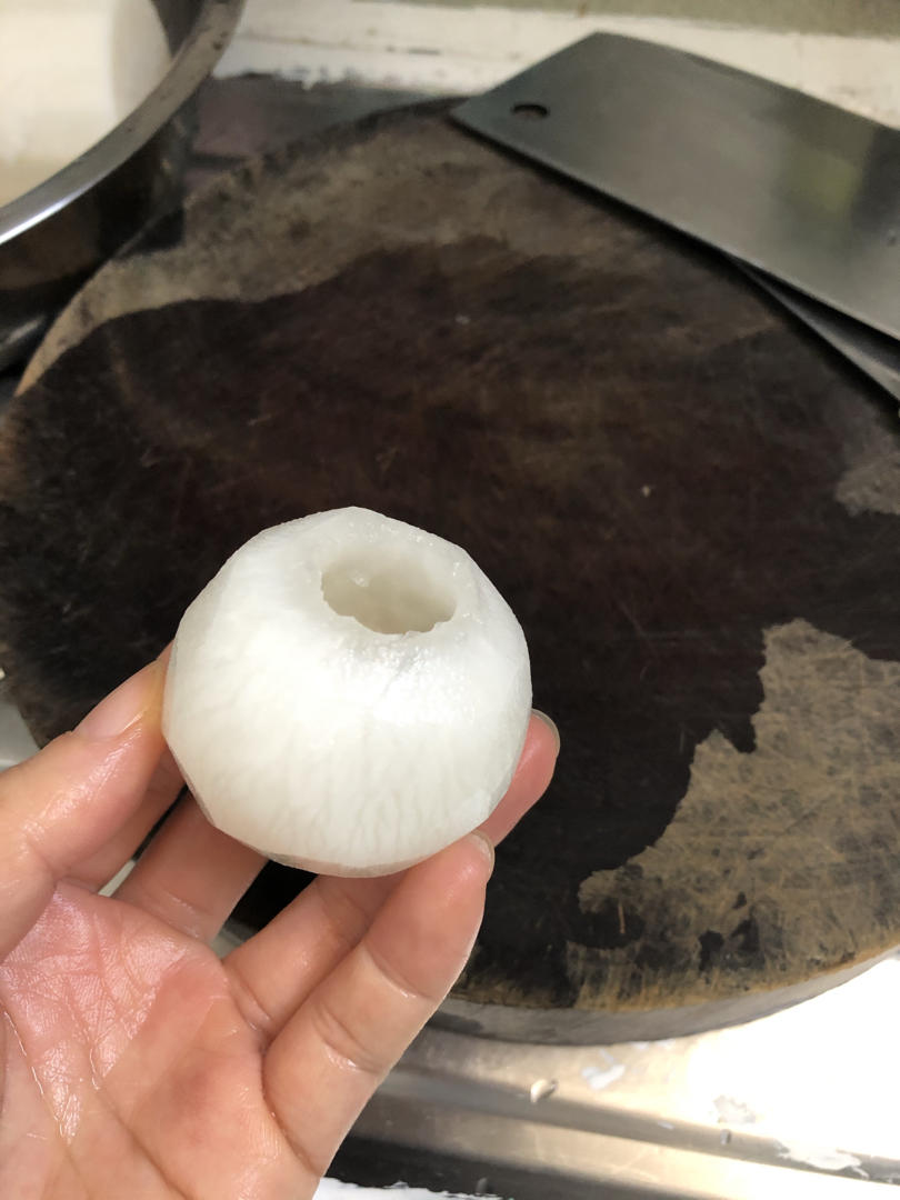珍珠白玉（萝卜虾球）