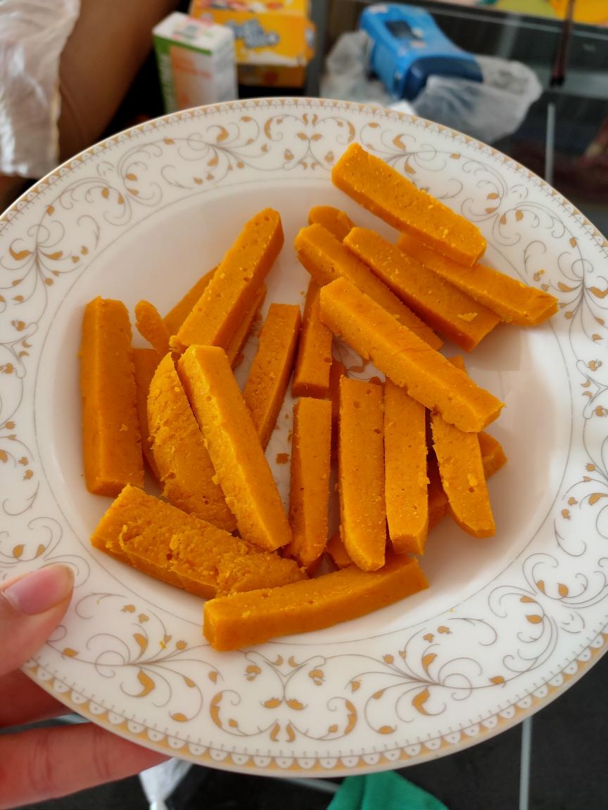 南瓜奶香条无糖无油辅食
