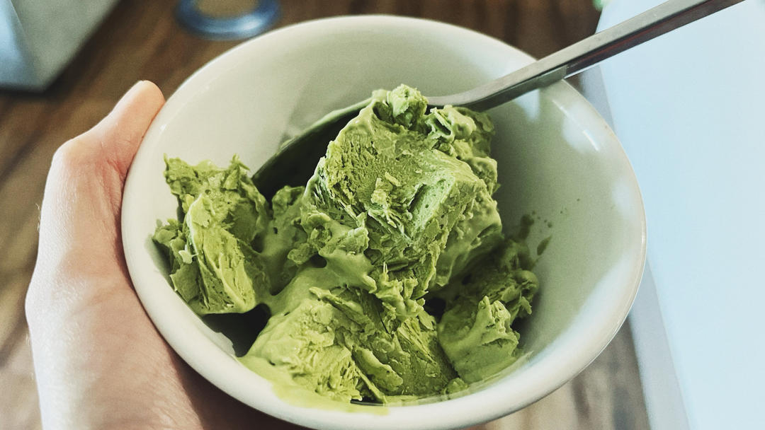 抹茶豆腐冰淇淋(低脂低热健康版本)