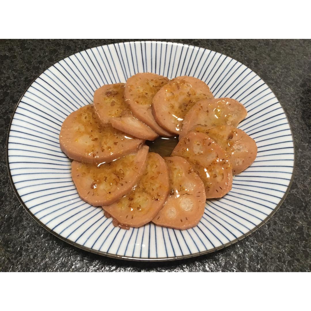 清甜桂花糯米藕