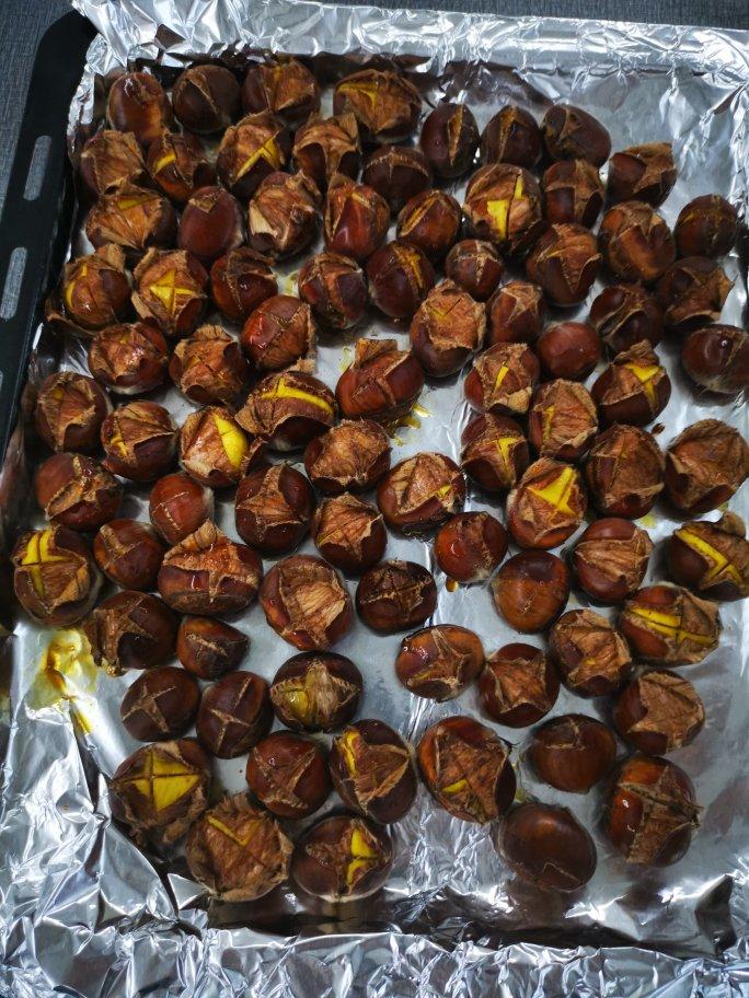 烤箱版糖炒栗子