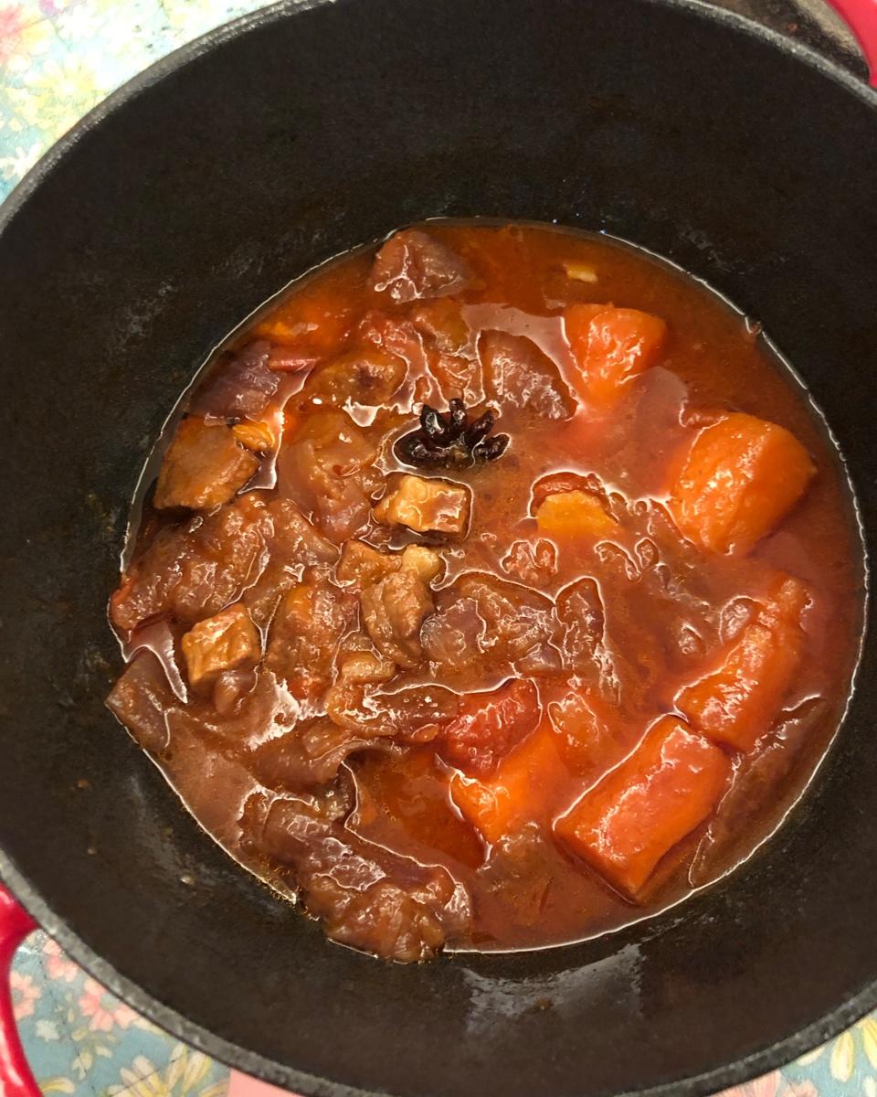 番茄炖牛肉