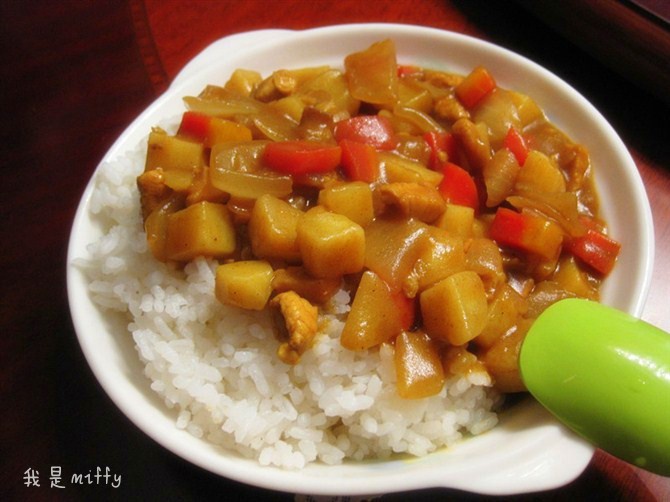 美味咖喱鸡饭