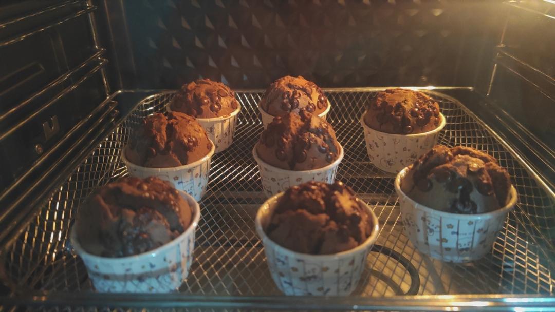 会爆浆的蓝莓玛芬蛋糕