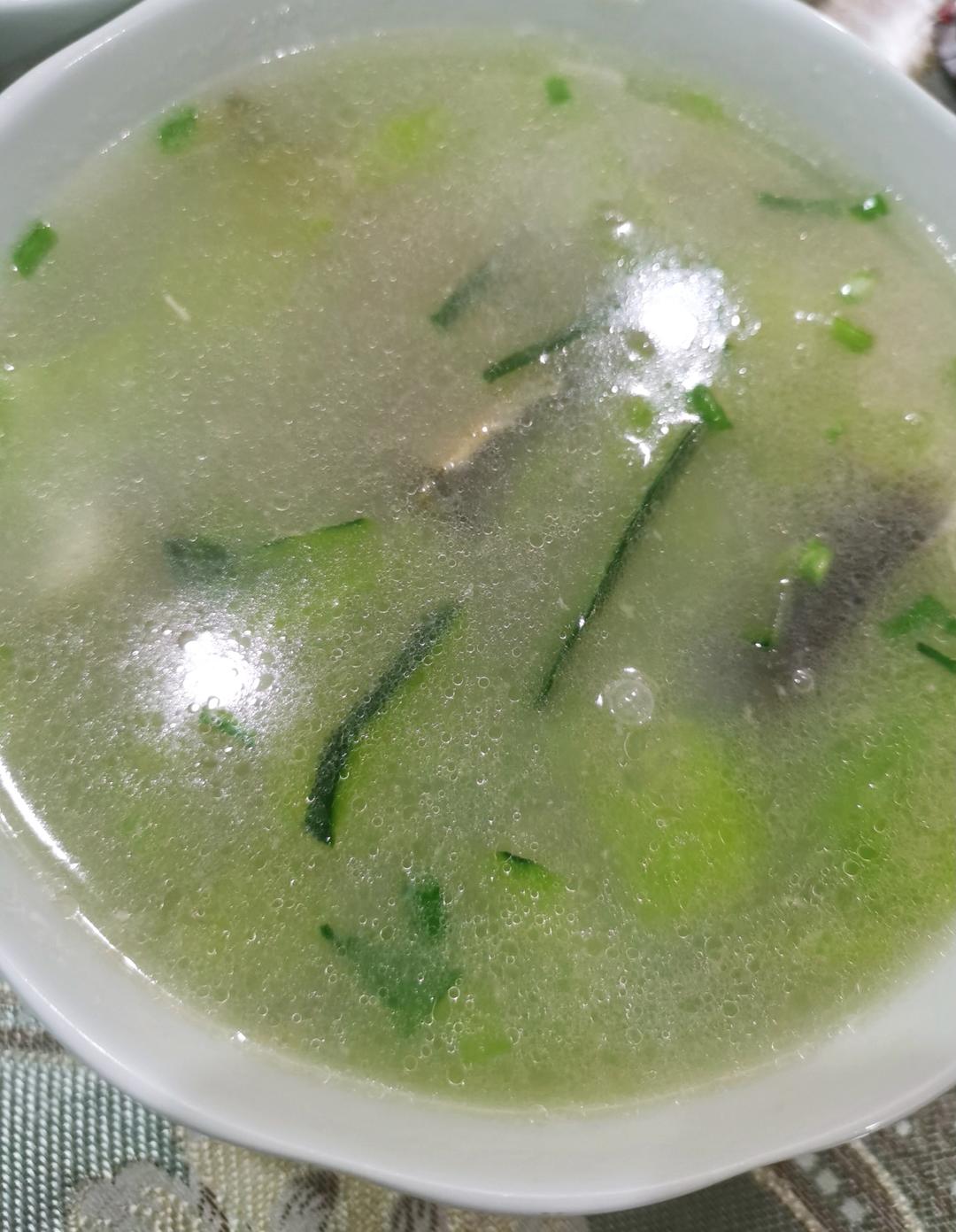 黄瓜皮蛋汤