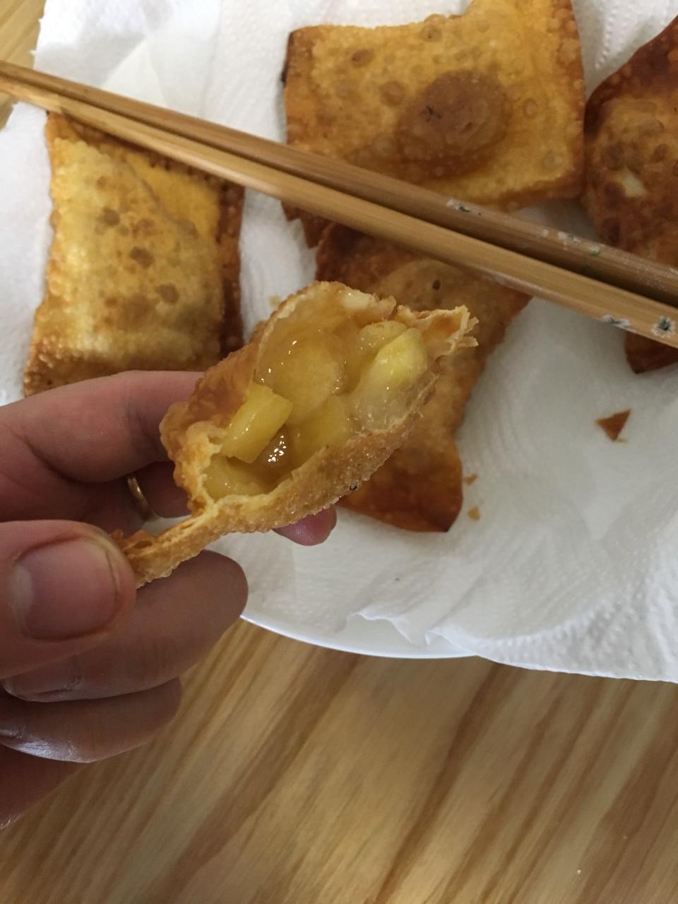 苹果派（馄饨皮版，三种做法）