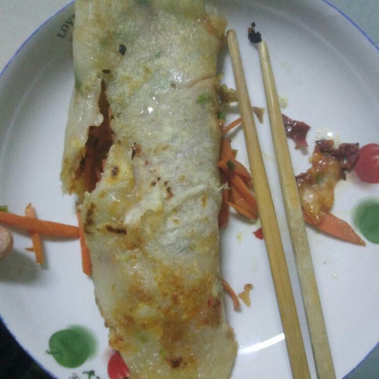 家庭煎饼果子版(土豆丝卷饼)