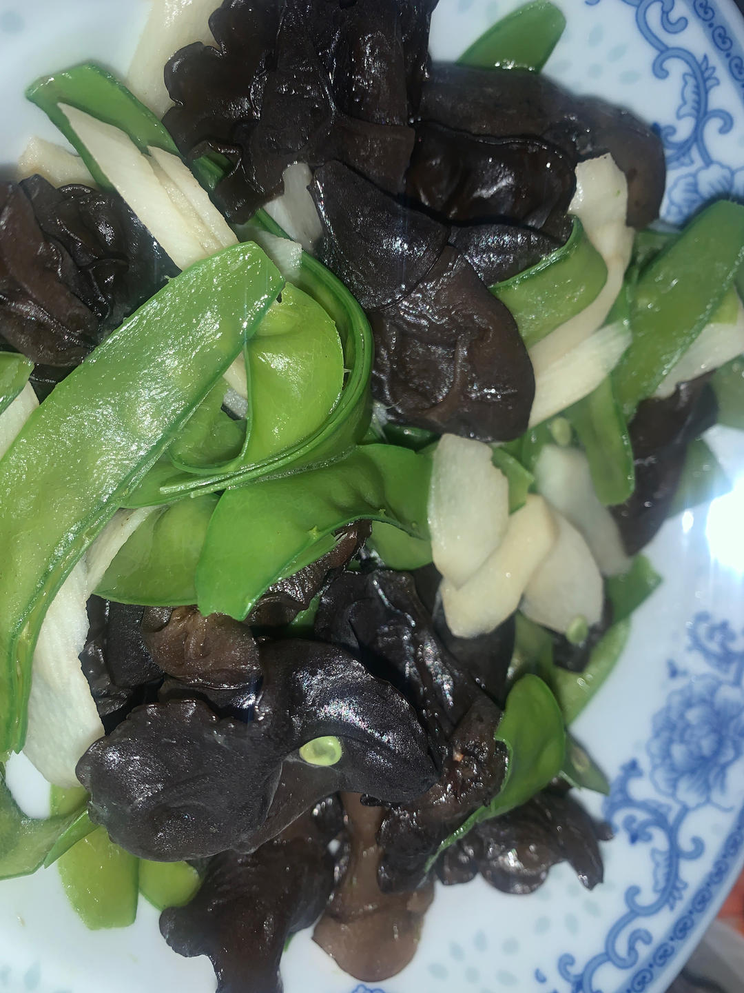 荷兰豆炒山药