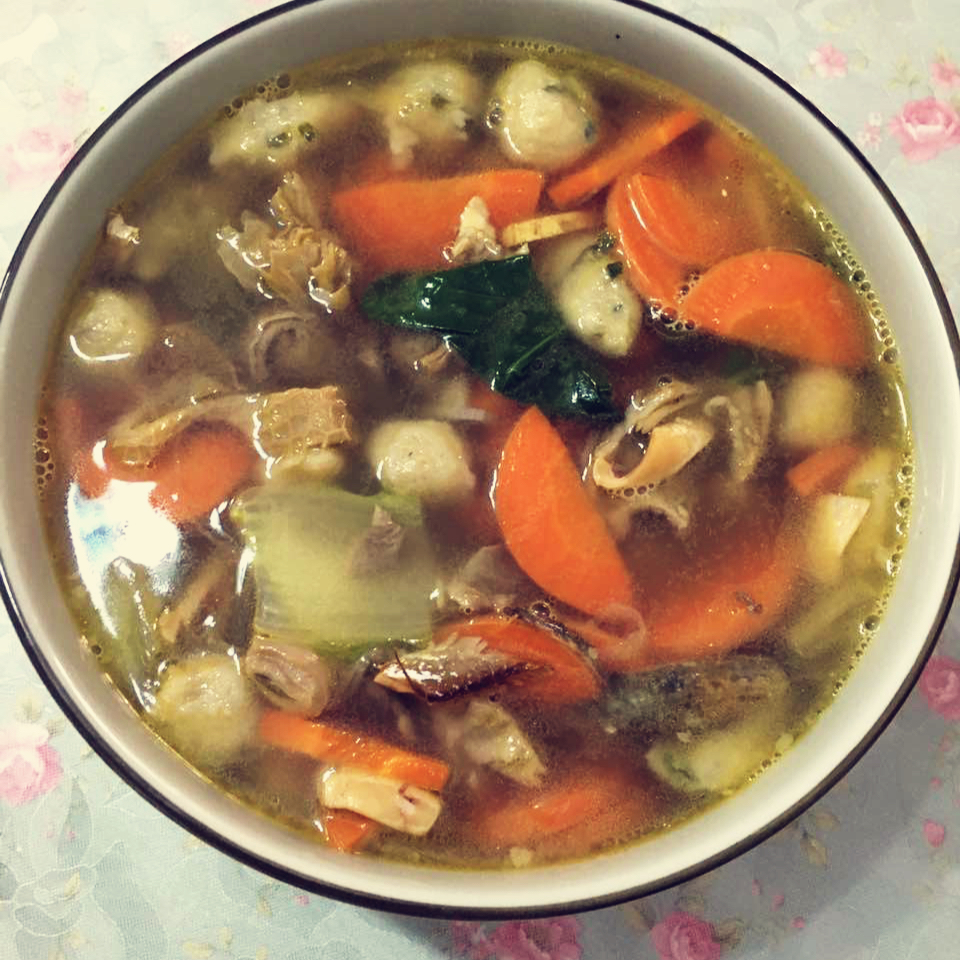 蔬菜羊肚汤