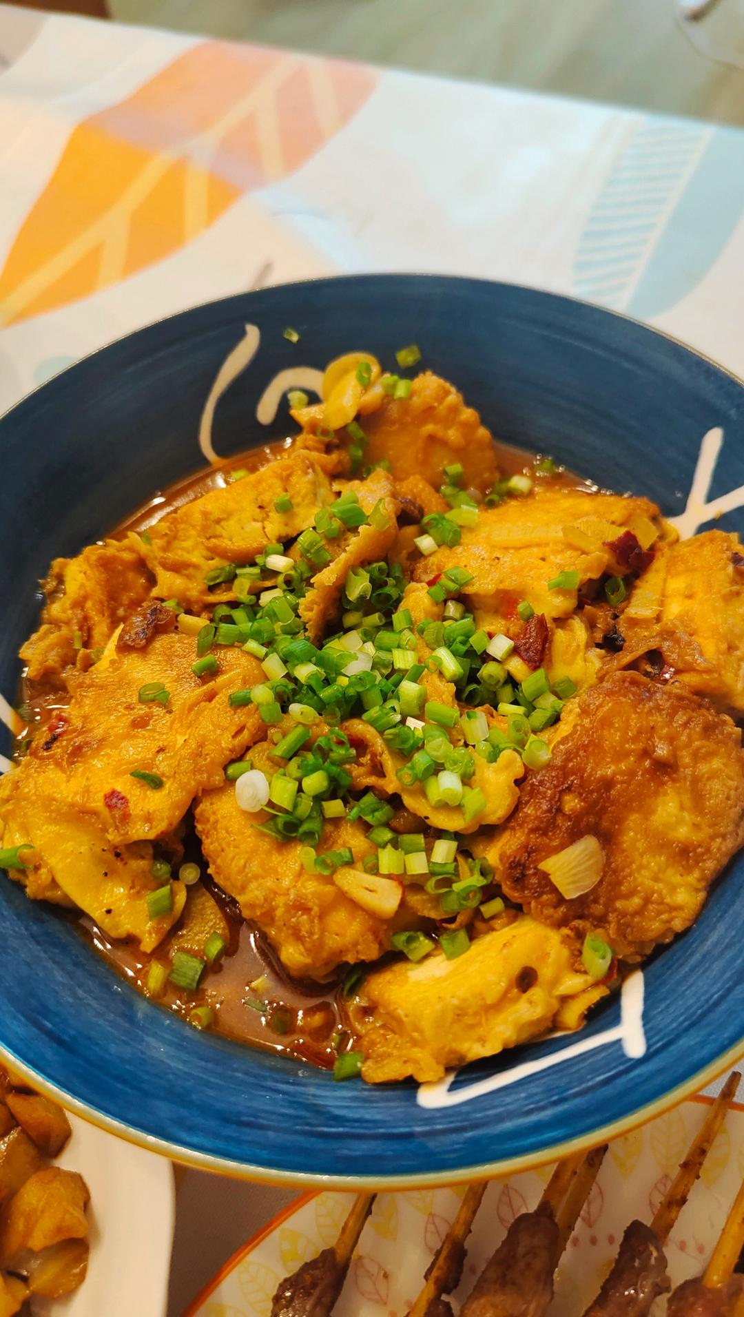 老豆腐这样做，比肉好多太多咯