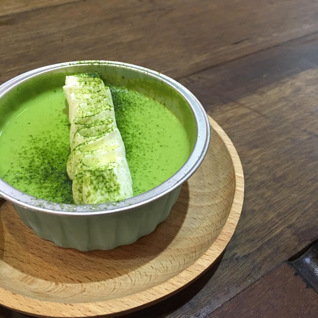 竹炭抹茶奶冻卷