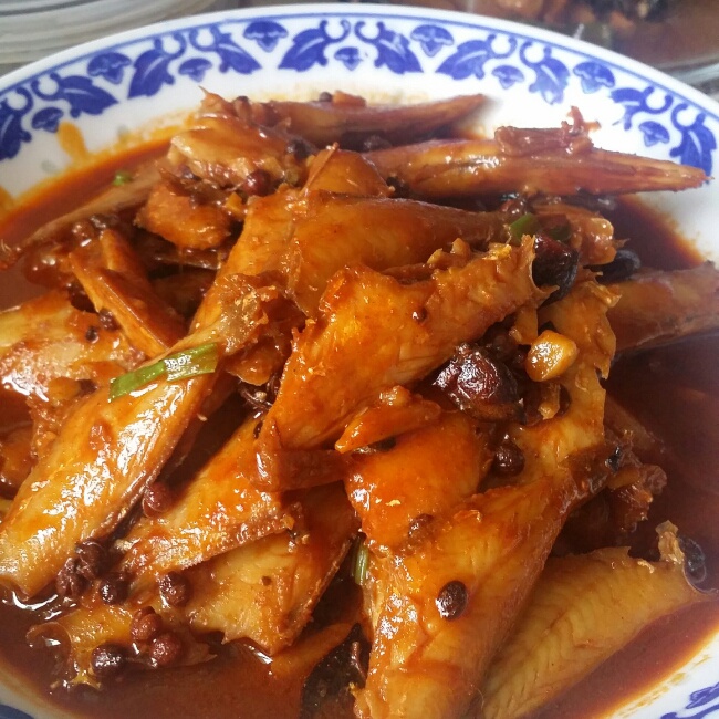 tinaduan做的红烧扒皮鱼