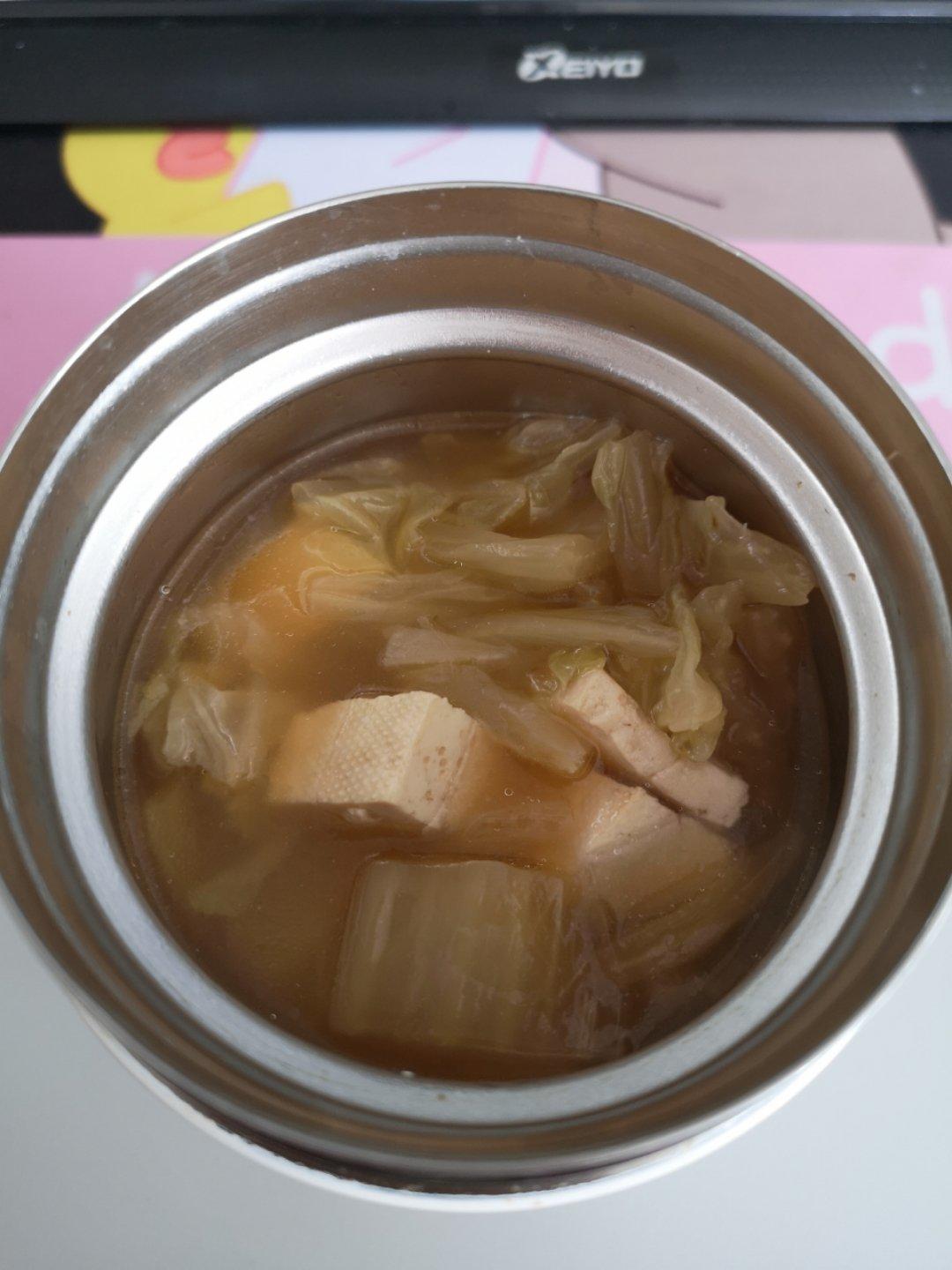 白菜豆腐汤