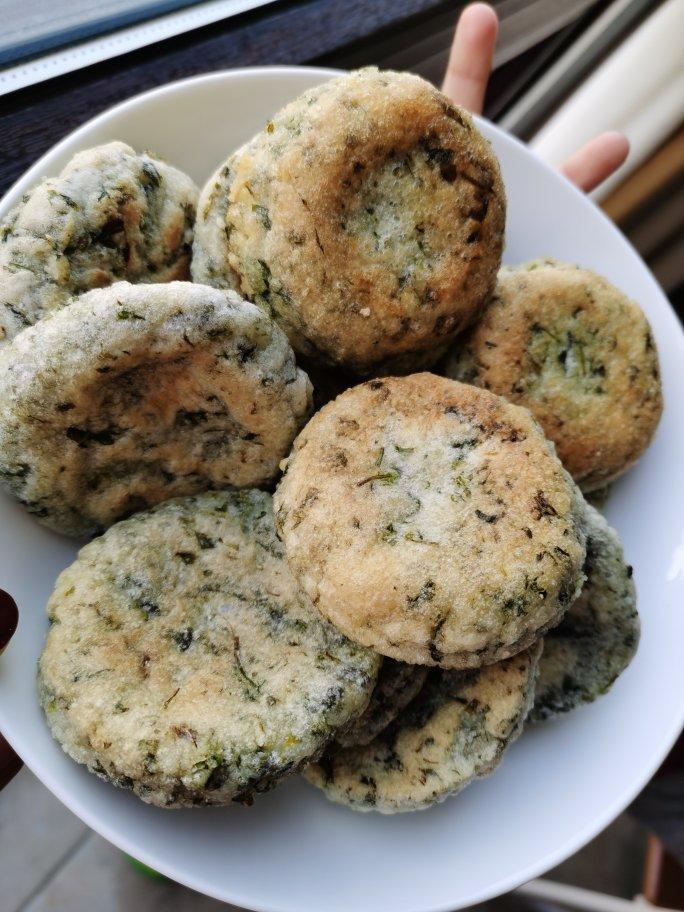 杨晓羽做的草头饼