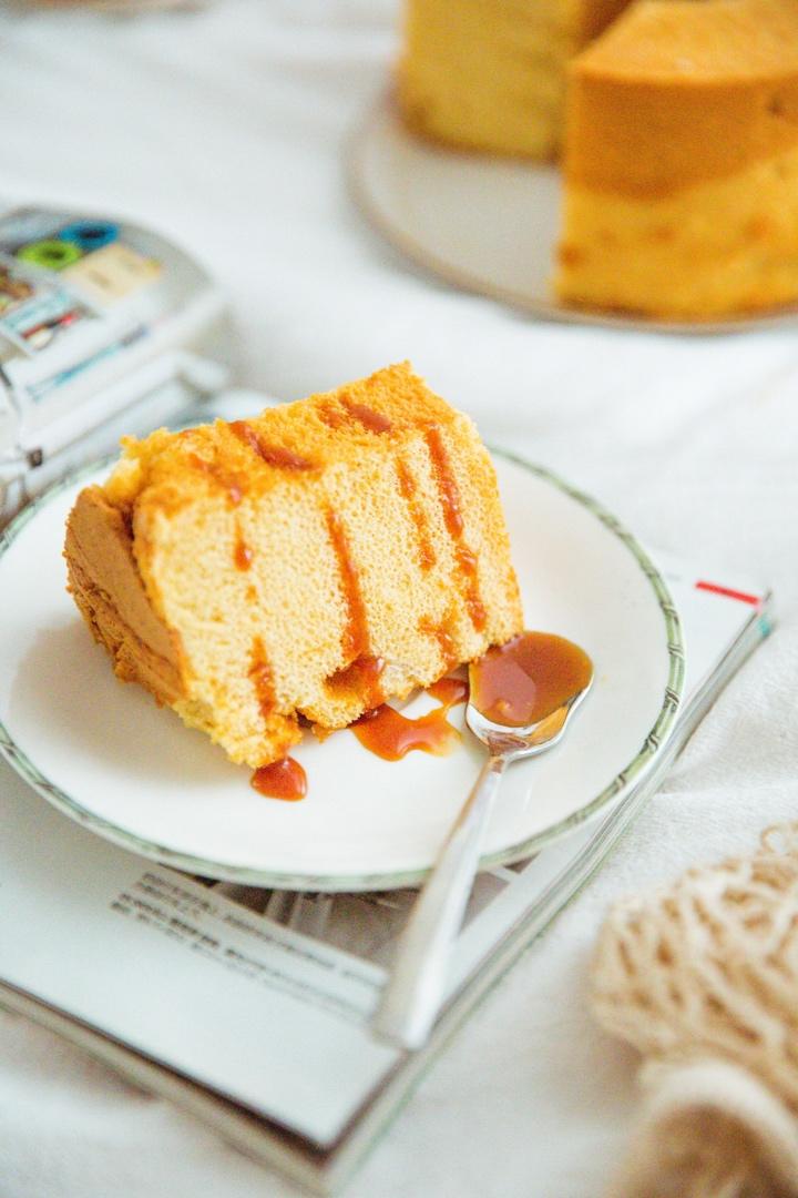 海盐枫糖戚风蛋糕