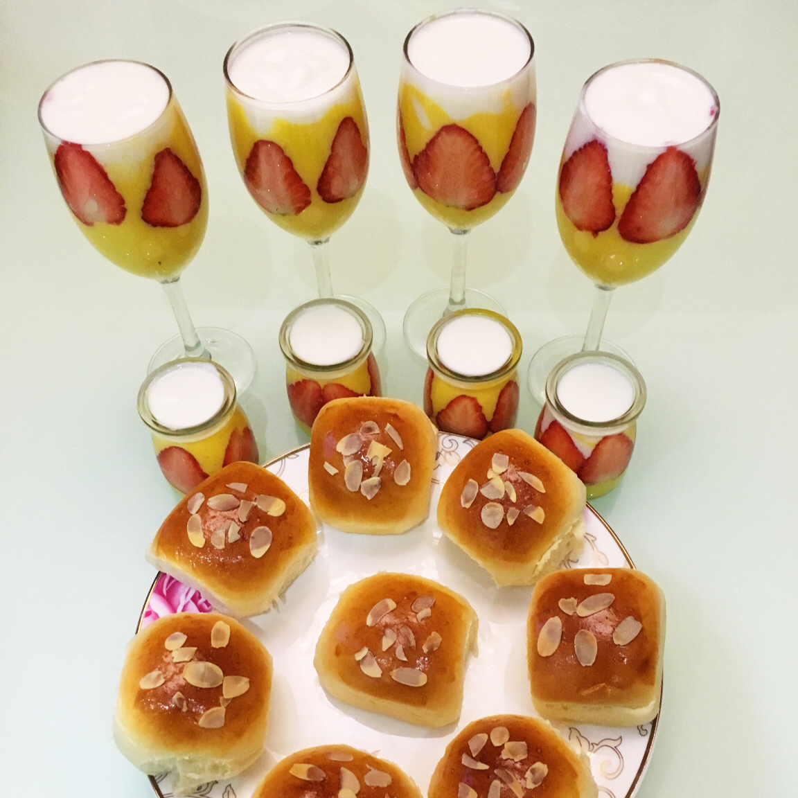 有些「杯壁」的酸奶们
