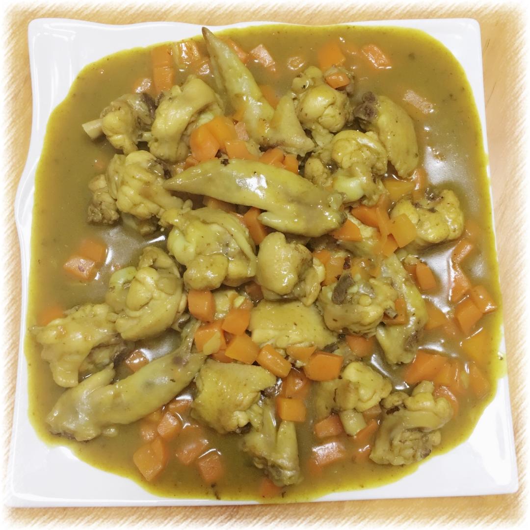 土豆咖喱鸡翅