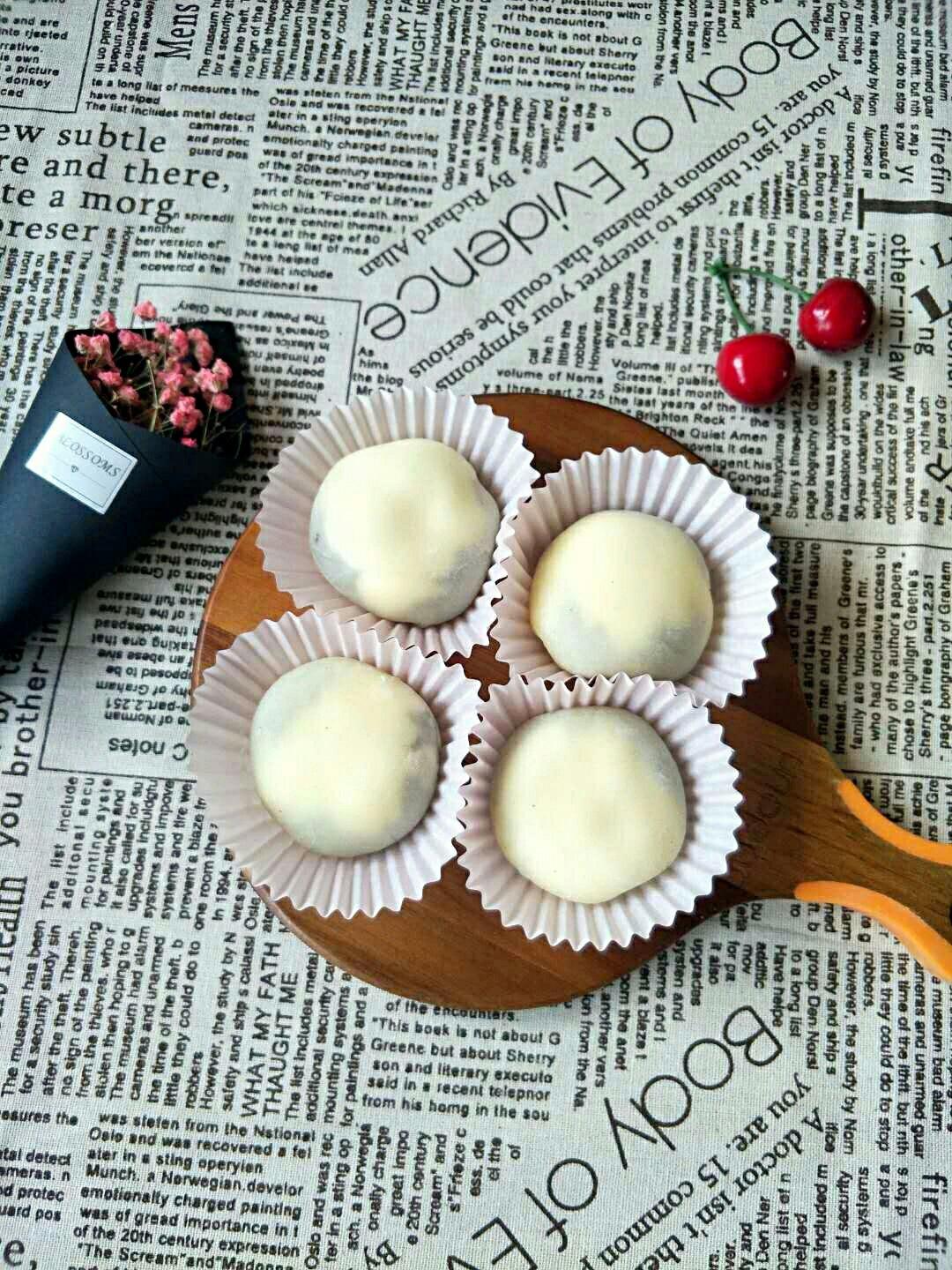 腹黑白胖子——奥利奥雪媚娘