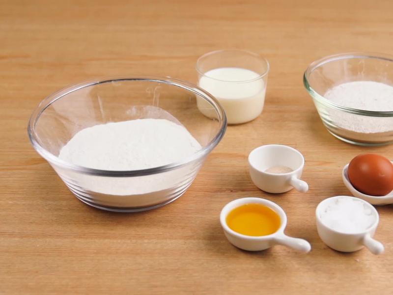 纯奶手撕吐司的做法 步骤1