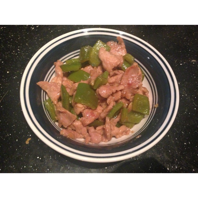 青椒炒肉