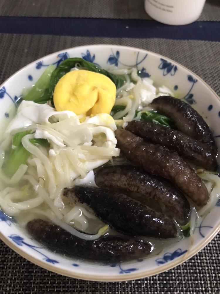 海参汤面