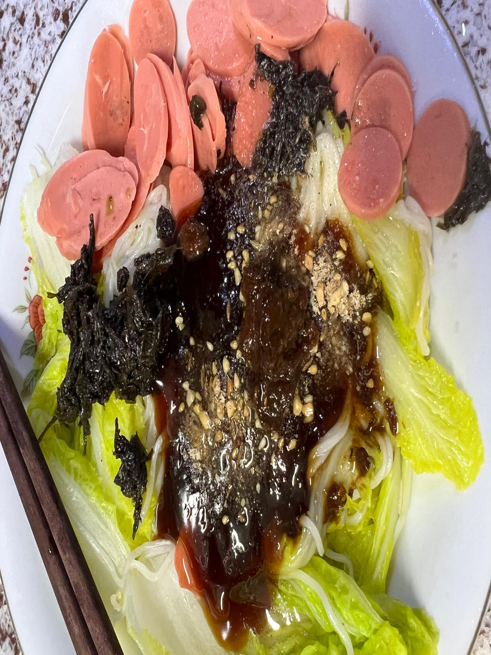 简简单单的一碗蚝油拌面🍜能让你好吃到舔碗