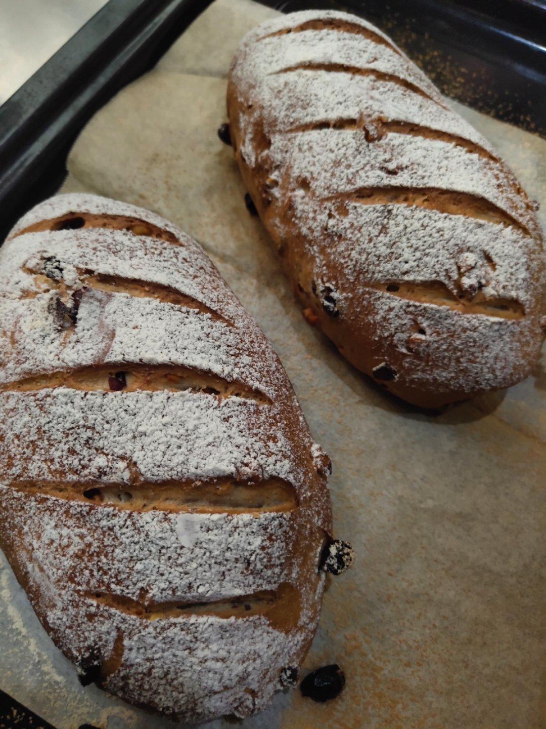 全麦核桃包～软欧包