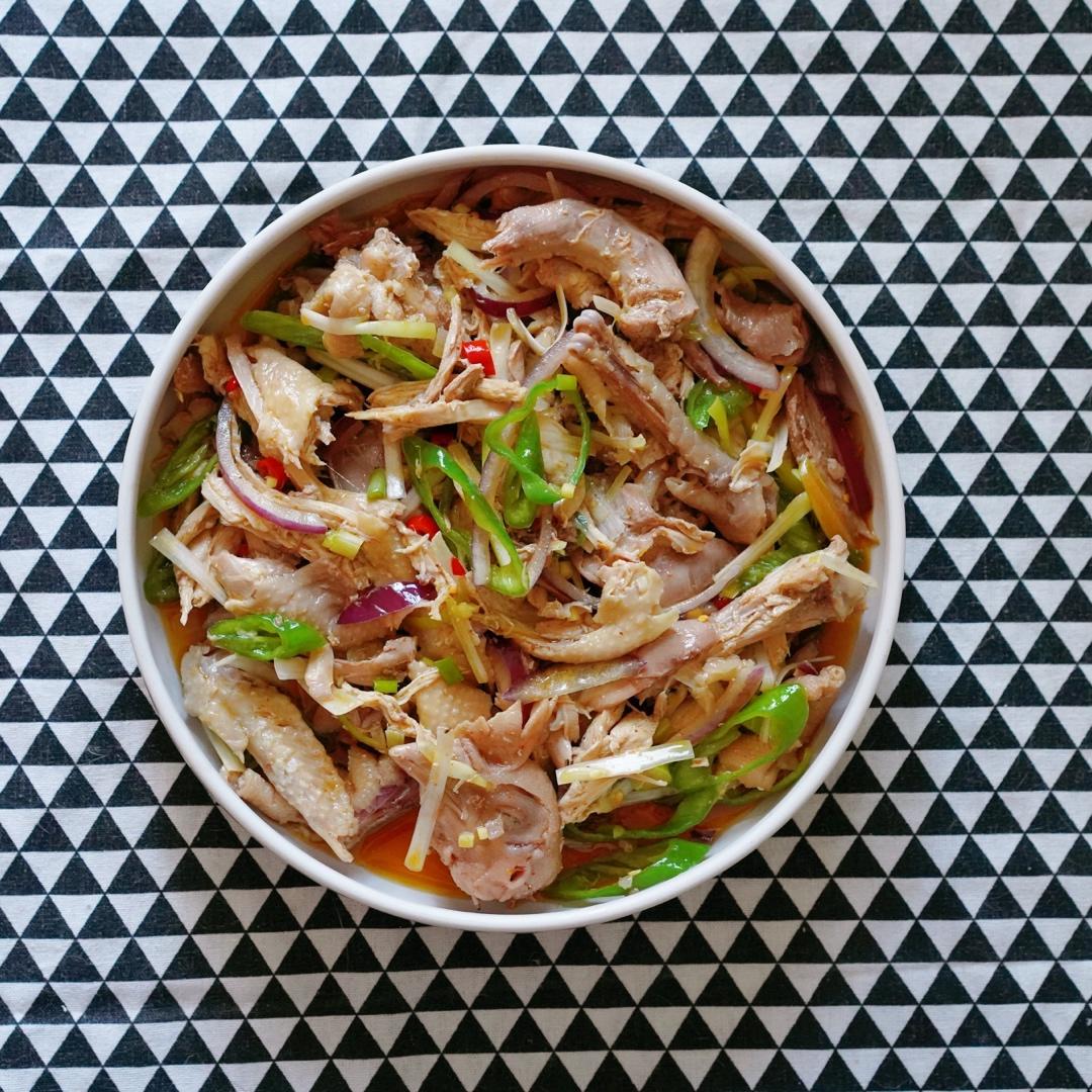 手撕椒麻鸡｜美食台