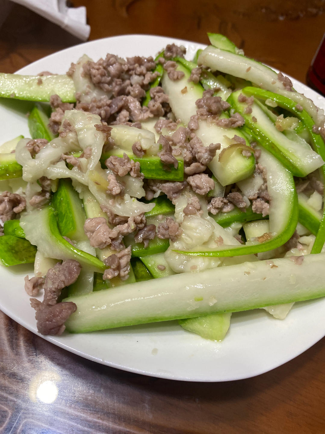 肉末西葫芦