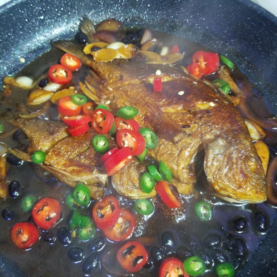 豆豉烧鱼