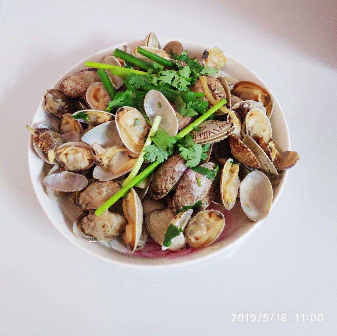 清炒葱姜蛤蜊