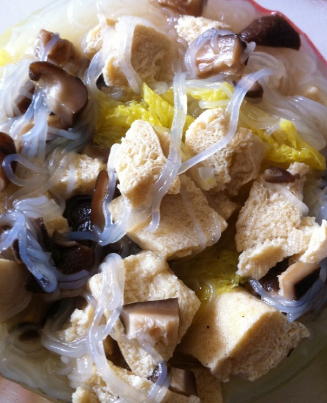 冻豆腐白菜汤