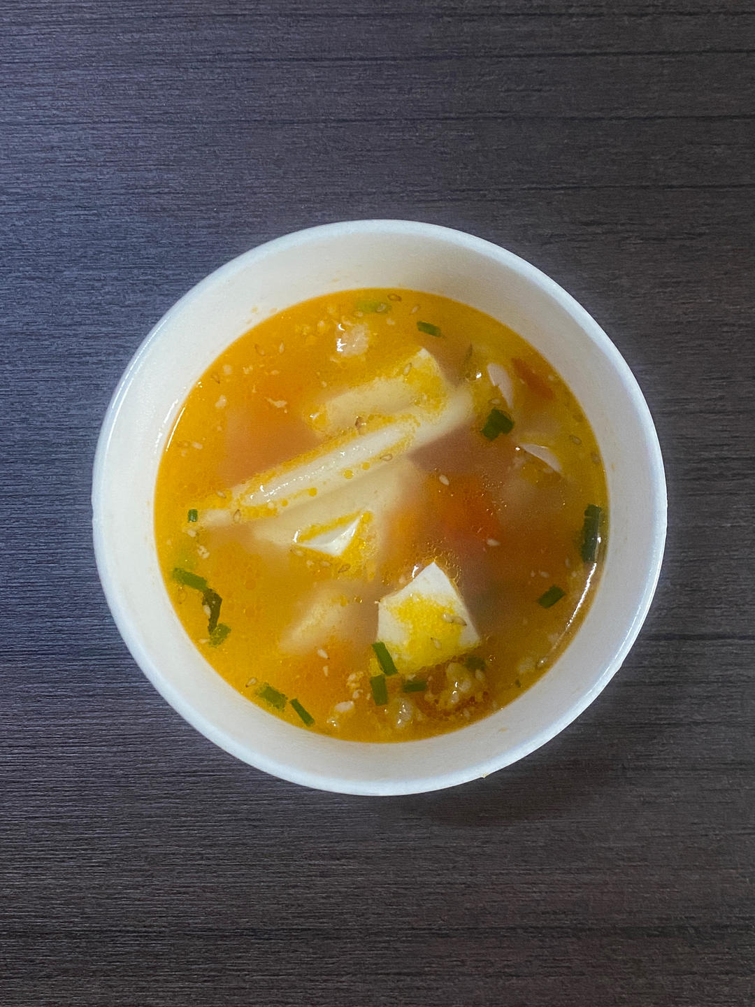 番茄豆腐海鲜菇汤