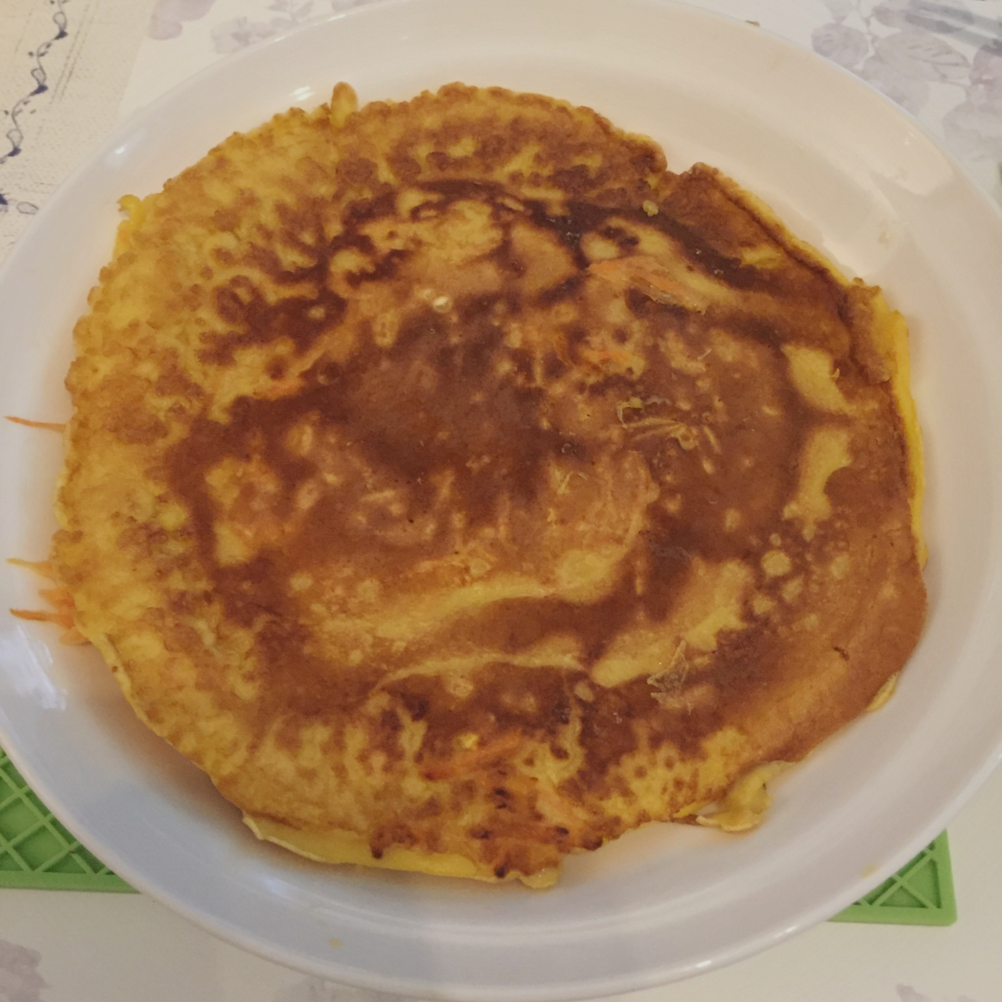 胡萝卜鸡蛋饼