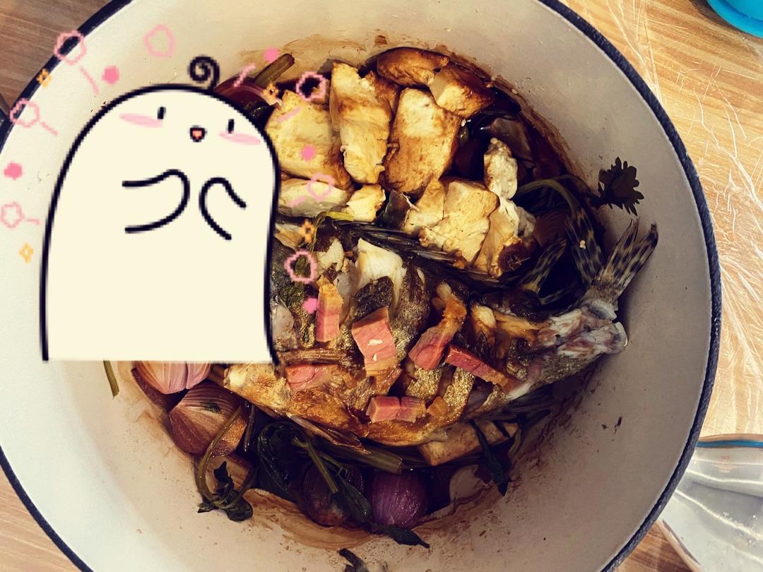 豆腐焖鱼