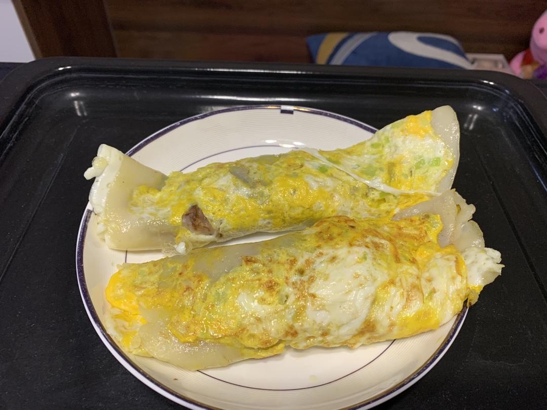 平底锅版煎饼果子