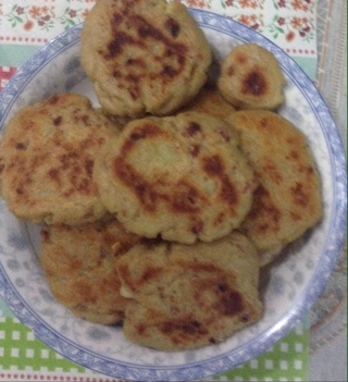 土豆莜面饼