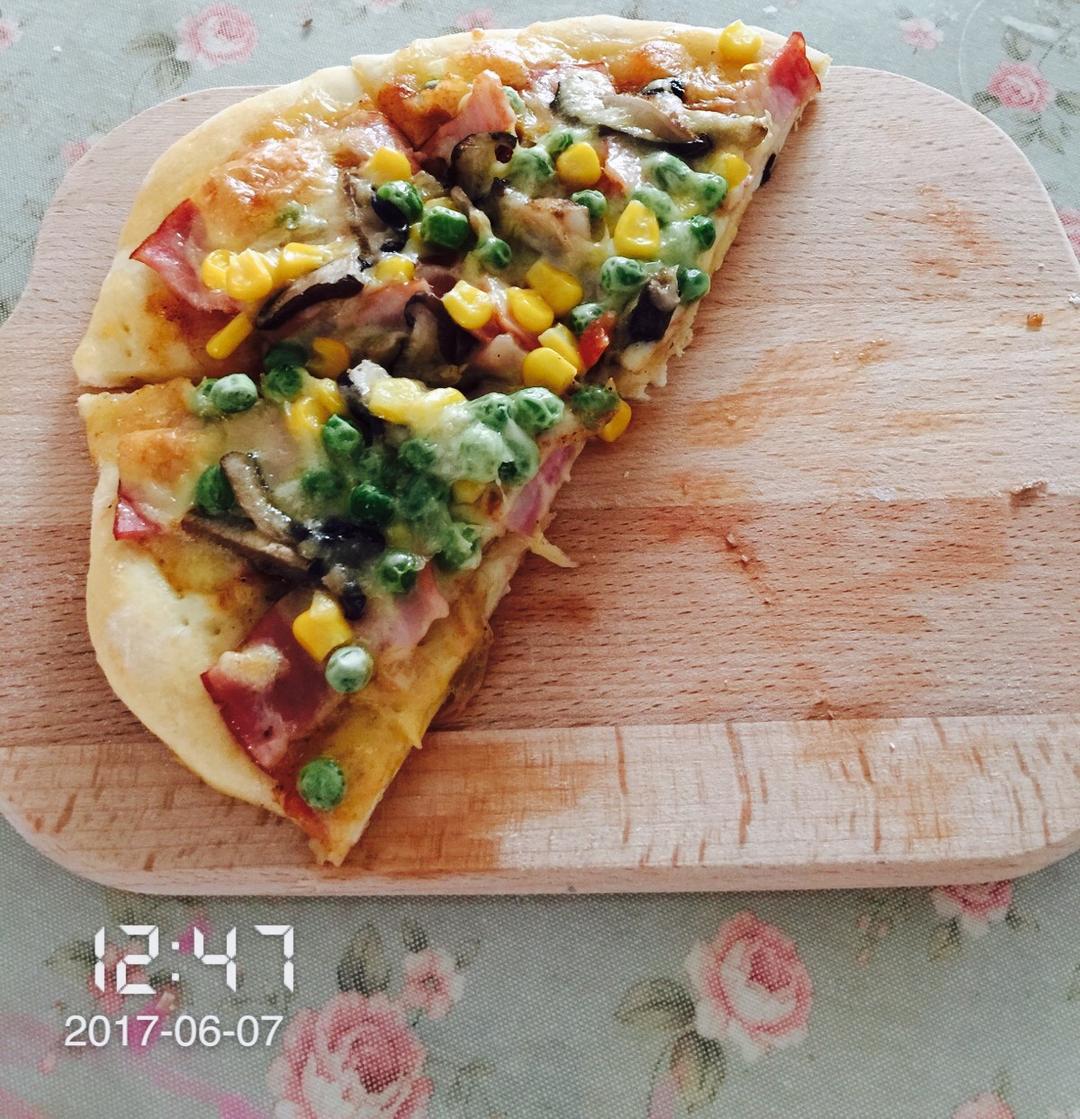 不用酵母的披萨底 No Yeast Pizza Dough