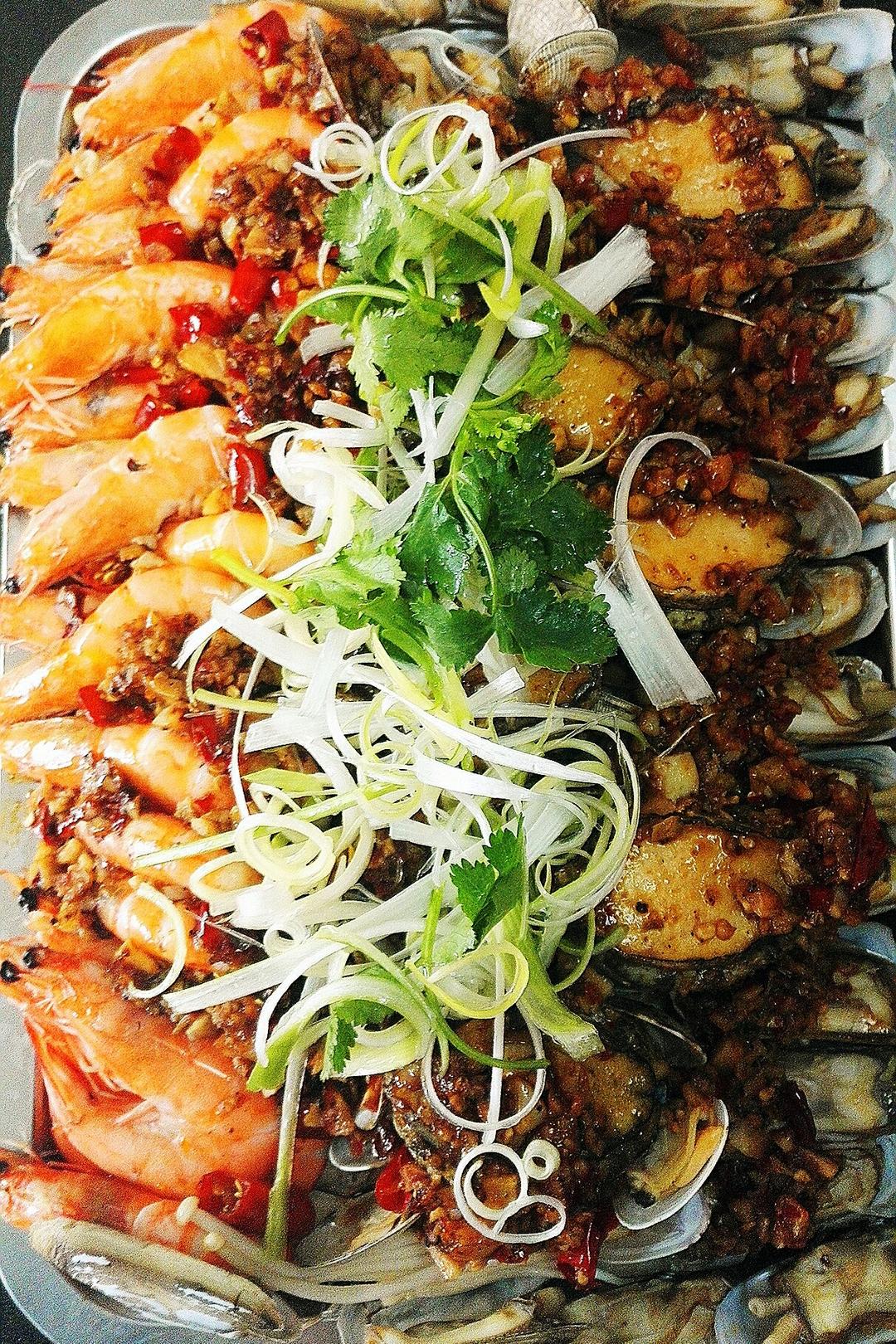 蒜香吮指海鲜大咖——松下NU-JK200W大蒸烤箱食谱