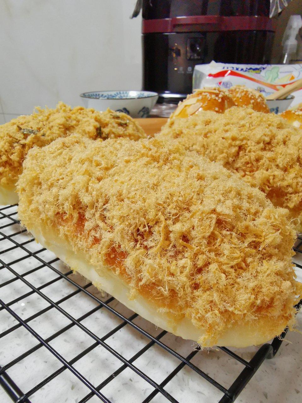 65度汤种松松面包（消耗肉松）