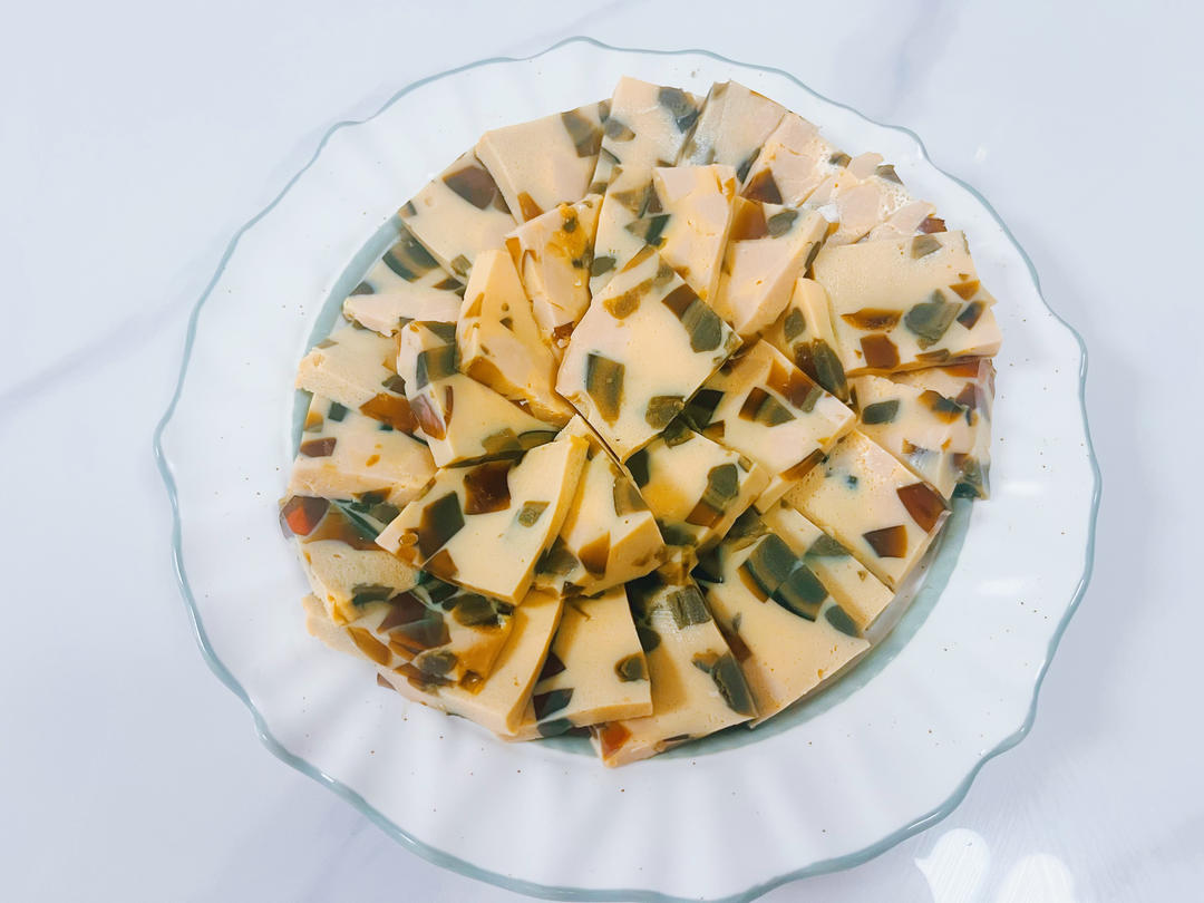 皮蛋肠（无肠衣版）的做法